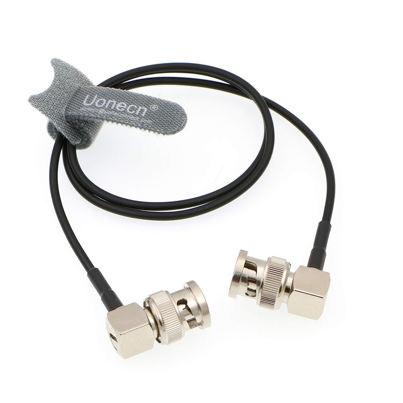 Uonecn Flexible HD SDI Cable RG179 Right Angle BNC Male to Right Angle BNC Male 75ohm Blackmagic HyperDeck Shuttle BMCC BMPC Hyperdeck Cameras - Image 3